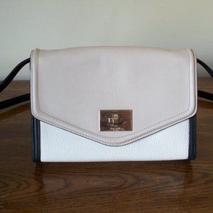 Kate Spade Cream/White/Dark Blue Crossbody Bag